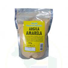 Argila Amarela 500g Amanda P.Naturais