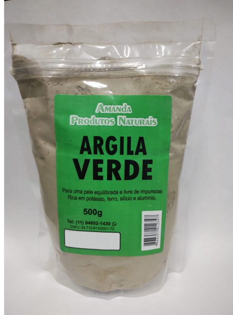 Argila Verde 500g Amanda P.Naturais