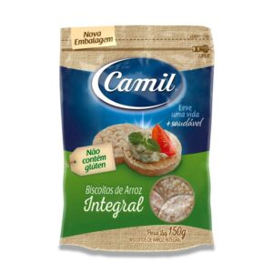 Biscoito de Arroz Integral 150g - Camil