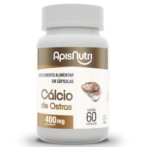 Cálcio de Ostras 60 Caps 400mg Apisnutri
