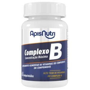Complexo B concentração maxima 60 Caps  Apisnutri