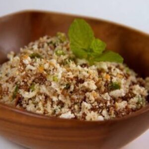 Farofa de Soja Alho (Granel 100g)