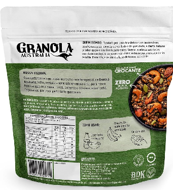 Granola Austrália Original Keto Low Carb |Sem Açúcar, Sem Lactose, Sem Glúten 300g - Imagem 3