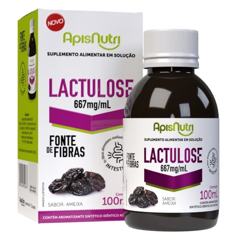 Lactulose fonte de fibras 667mg 100ml