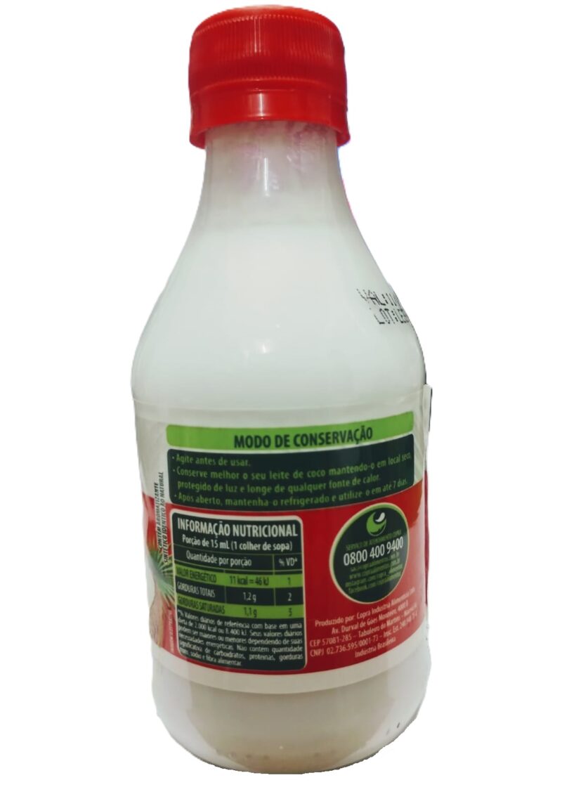 Leite de Coco Tradicional 200ml - Copra - Imagem 3