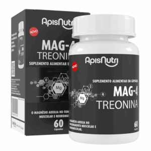 Mag-4 Treonina 610mg 60 Cápsulas Apisnutri