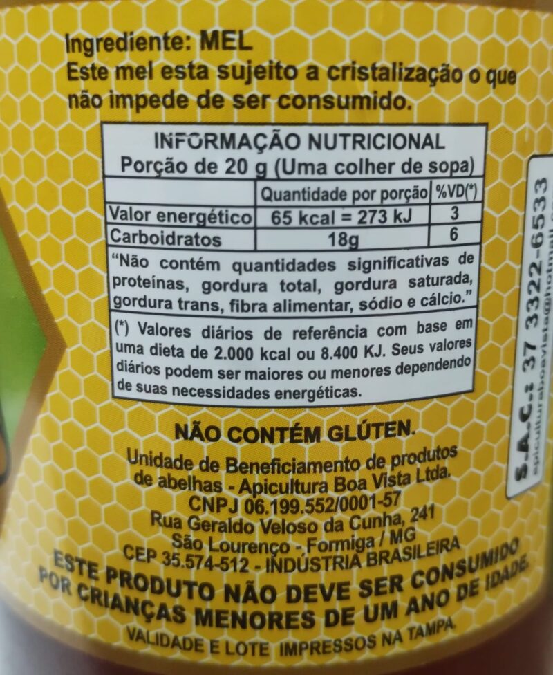 Mel Puro Silvestre Bisnaga Pet 1400g - ABV - Imagem 2