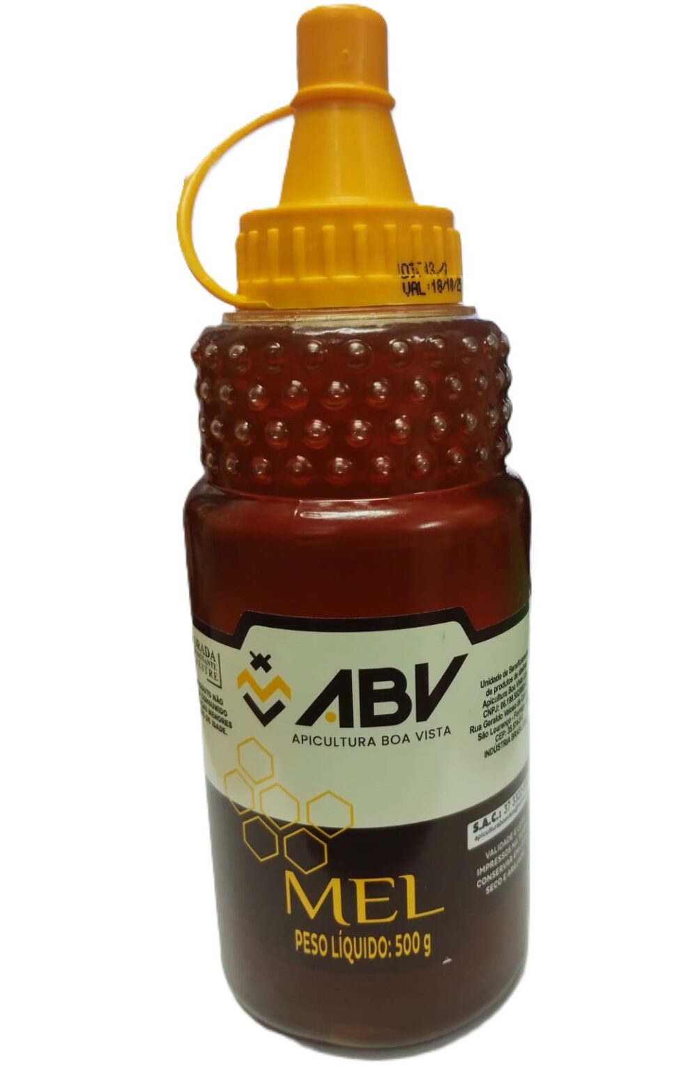 Mel Puro Silvestre Bisnaga Pet 500g - ABV