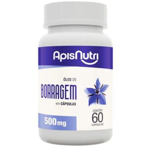 Óleo de Borragem 60 Caps 500mg ApisNutri