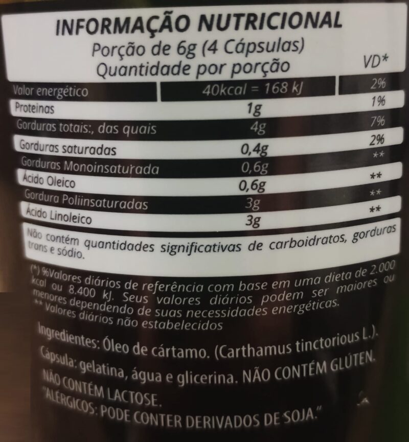Óleo de Cartamo 120 Caps 1500mg ApisNutri - Imagem 2