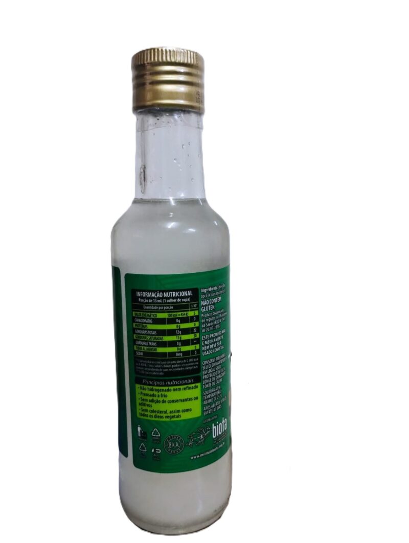 Óleo de coco Extra virgem 250ml Copra - Imagem 4