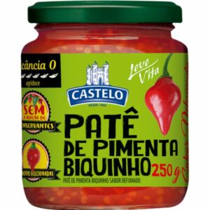 Patê De Pimenta Biquinho Defumado 250g - Castelo