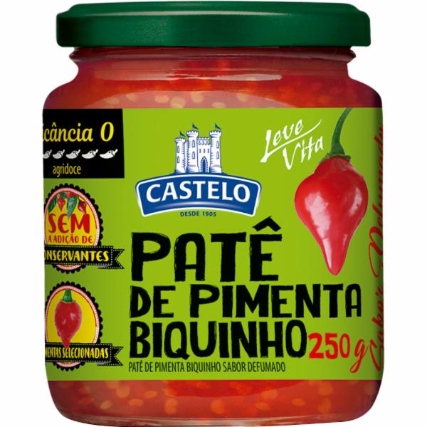 Patê De Pimenta Biquinho Defumado 250g - Castelo