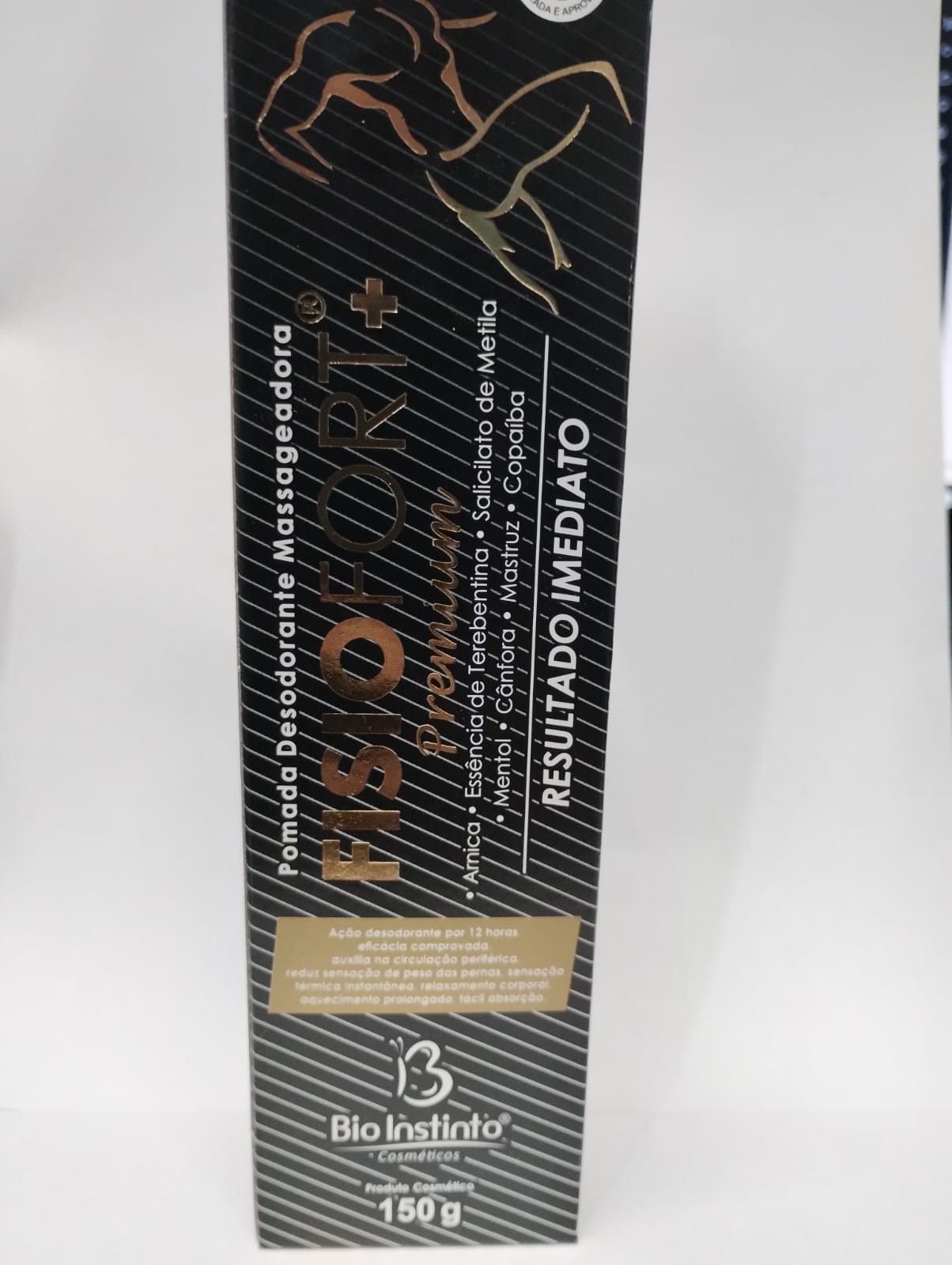 Pomada Massageadora 150g  FisioFort Premium Bio instinto