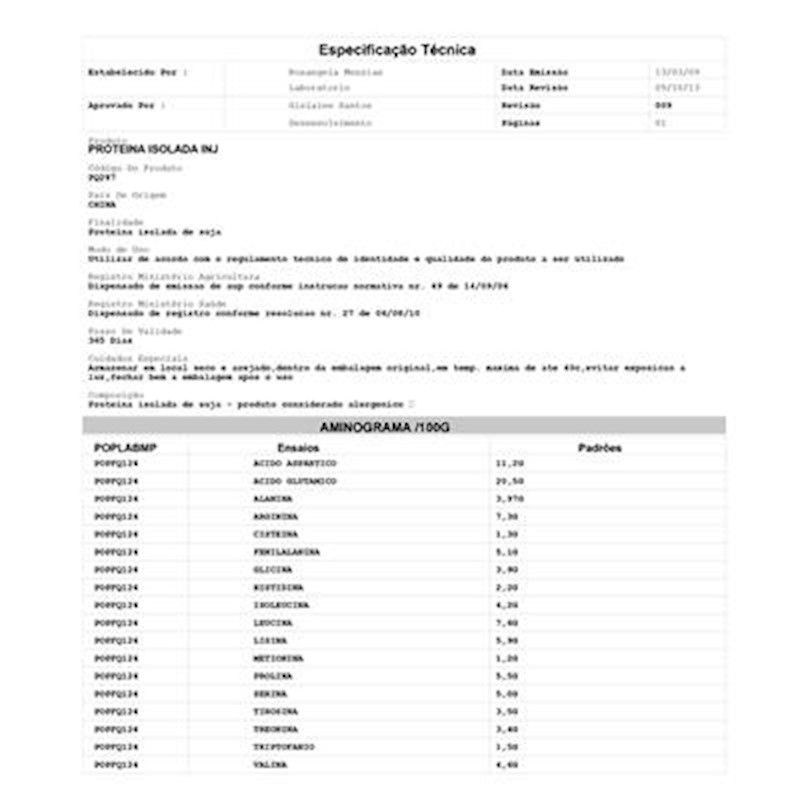 Proteína Isolada Soja 90% Crown Importada (Granel 100g) - Imagem 2