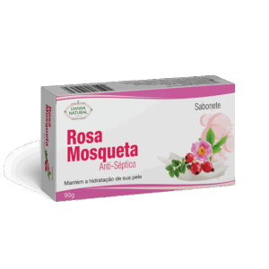 Sabonete Rosa Mosqueta Anti-Séptico 90g Lianda Natural