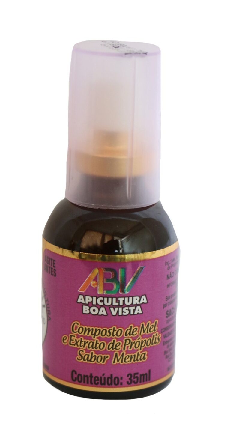 Spray Composto Mel, Extrato de própolis sabor Menta - 35ml
