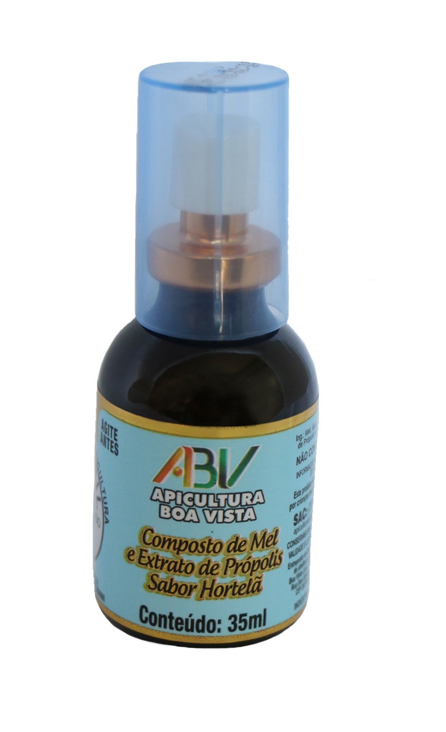 Spray - Composto de Mel, Extrato de Própolis sabor Hortelã 35ml