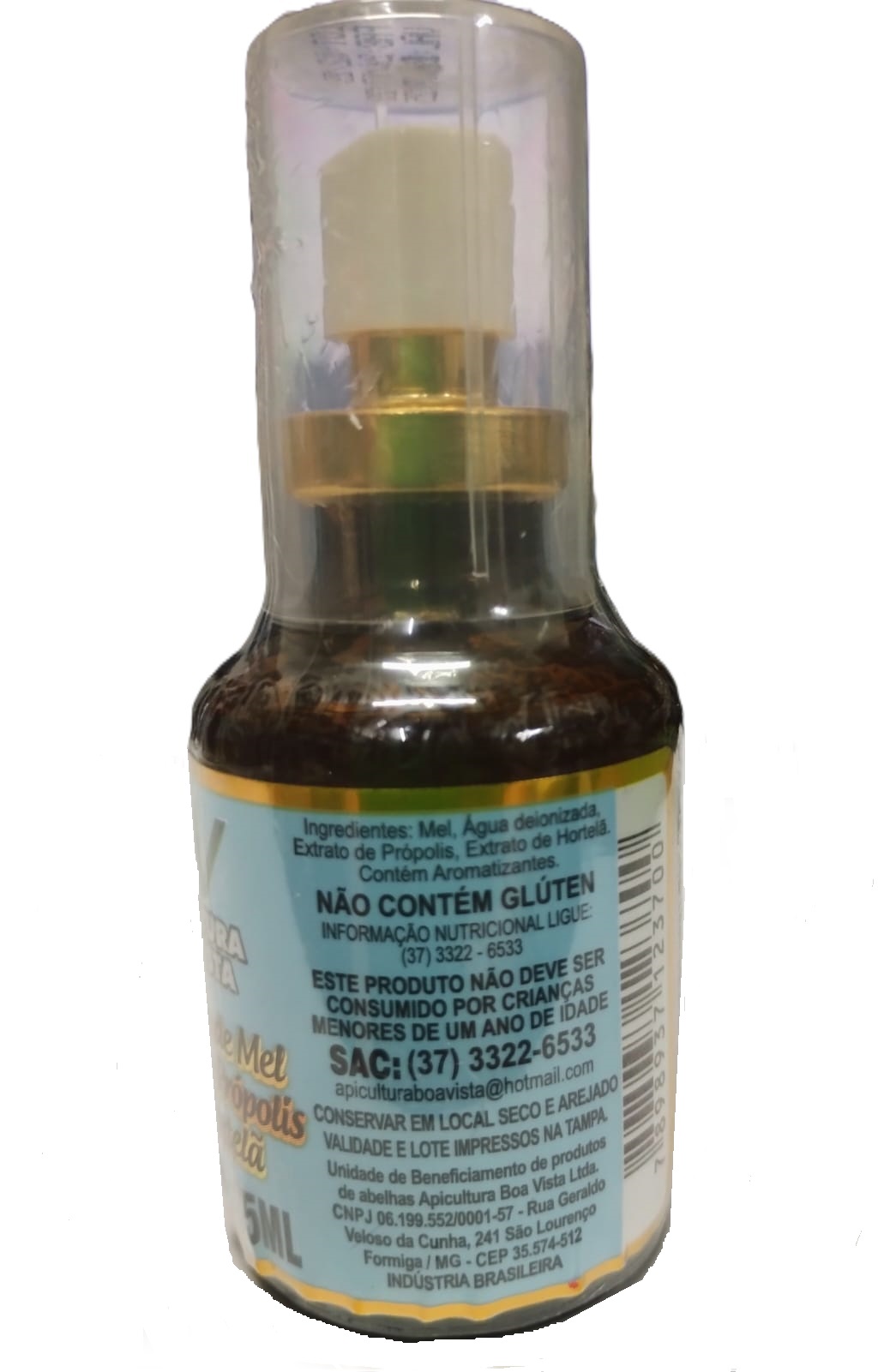 Spray - Composto de Mel, Extrato de Própolis sabor Hortelã 35ml - Imagem 2