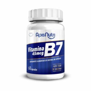 Suplemento De Vitamina B7 60 Caps 45mcg ApisNutri