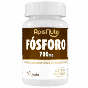 Suplemento Mineral De Fósforo 60 Caps 700Mg ApisNutri