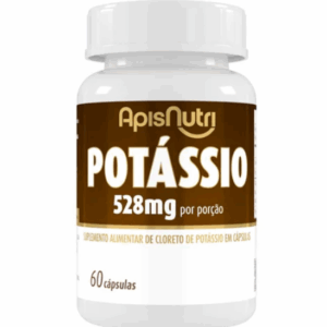 Suplemento Mineral de Potássio 60 Caps 528mg ApisNutri