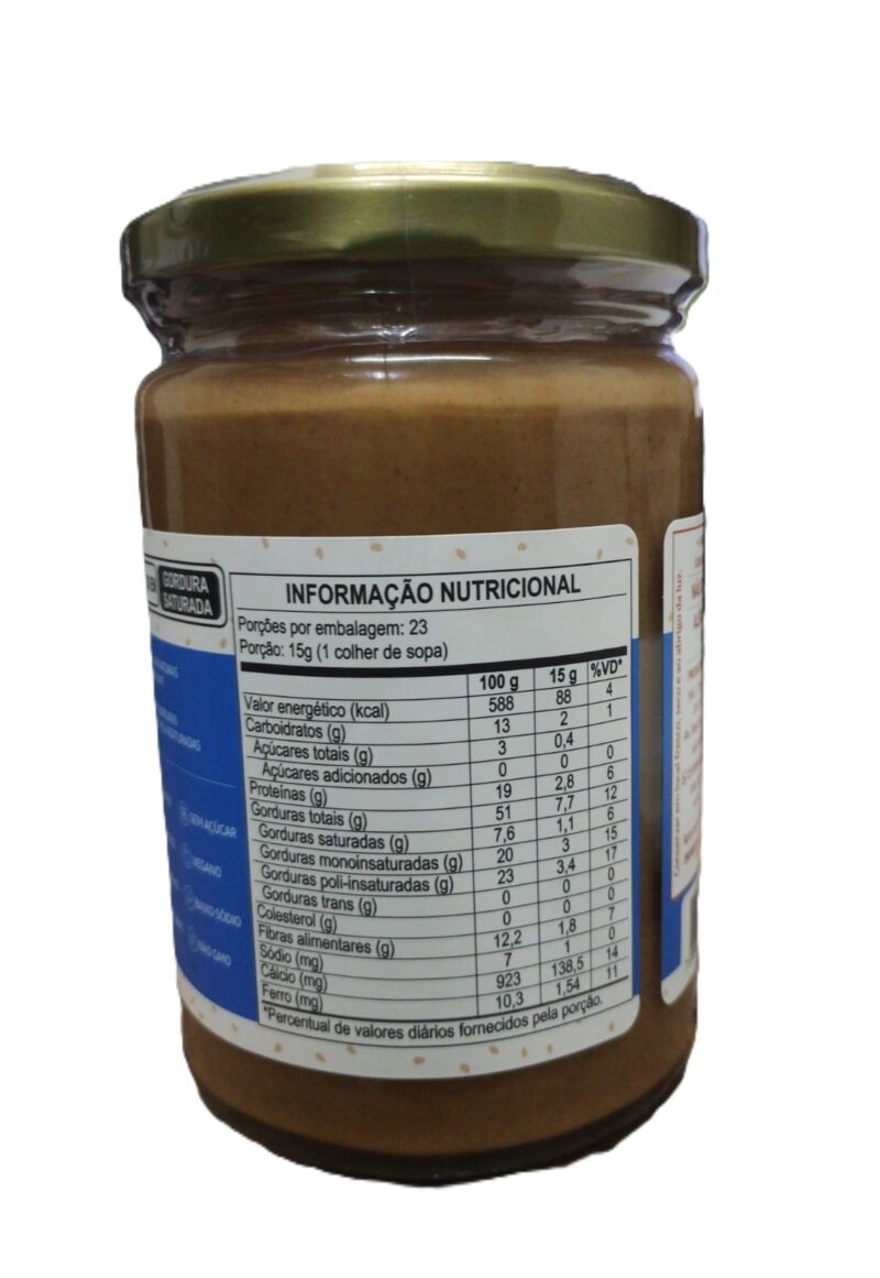 Tahine Integral 350g Sésamo Real - Imagem 3