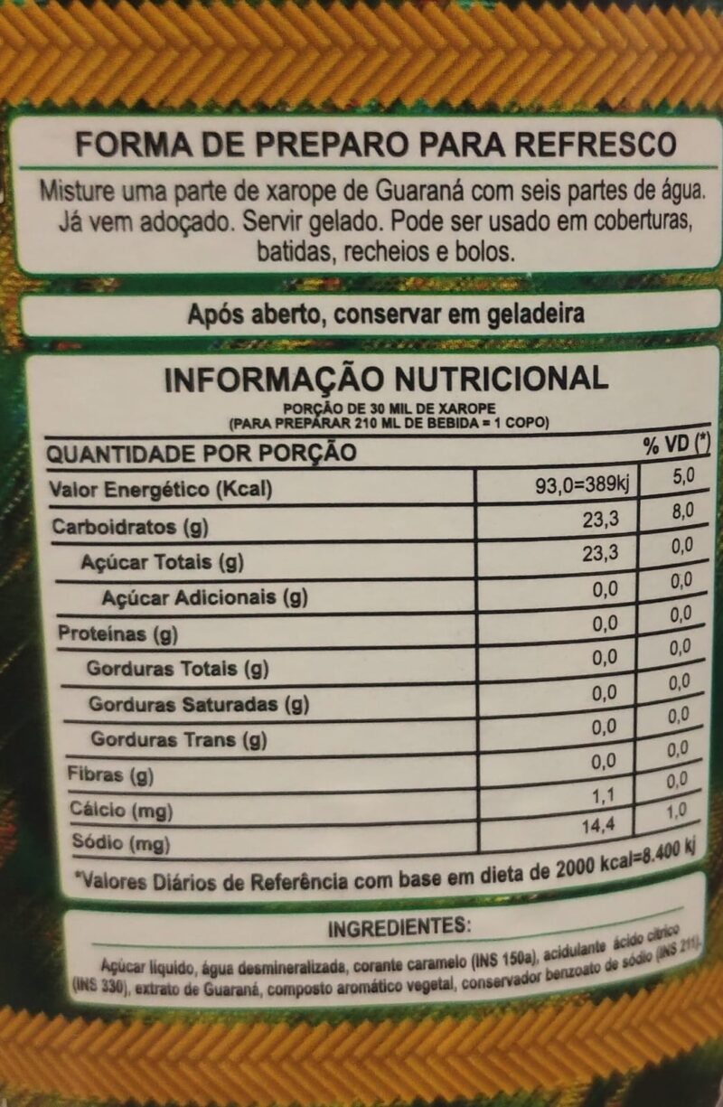 Xarope de Guaraná - Saterê Mawe 500ml - Imagem 2