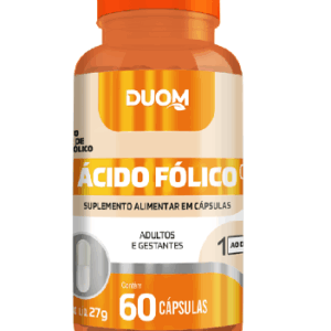 Ácido Fólico 60 cápsulas - DUOM