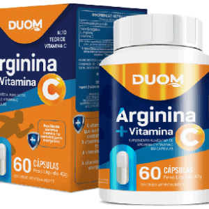 Arginina + Vitamina C 60 cápsulas - DUOM