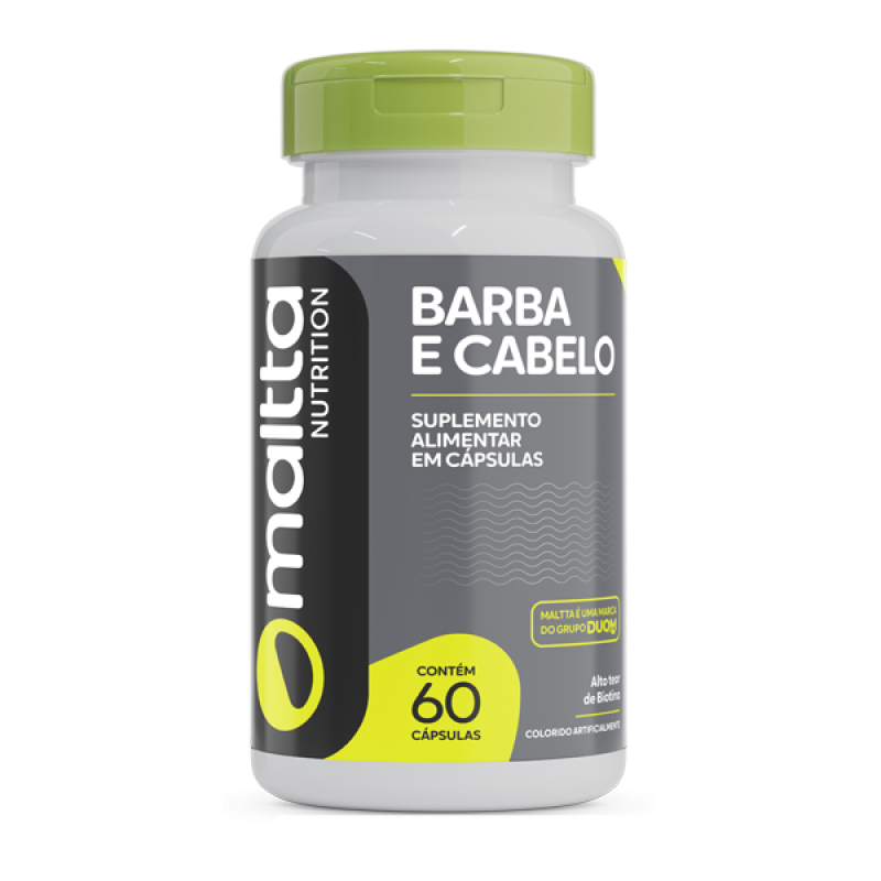 Barba e Cabelo 60 cápsulas - Maltta