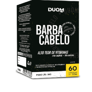 Barba e Cabelo 60 cápsulas DUOM