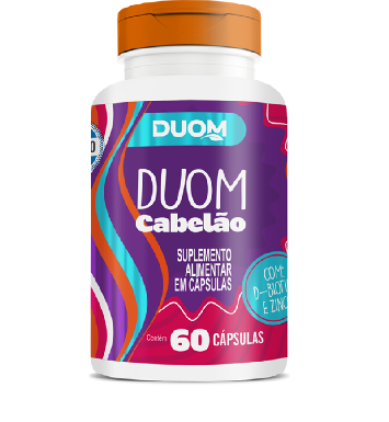 Cabelão com Biotina e Zinco 60 cápsulas - DUOM