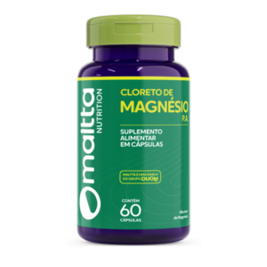 Cloreto de Magnésio P.A. - 60 Cápsulas - Maltta