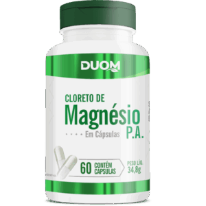 Cloreto de Magnésio P.A. - 60 Cápsulas - DUOM