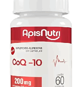 Coenzima Q10 - 200mg - 60 Capsulas Apisnutri
