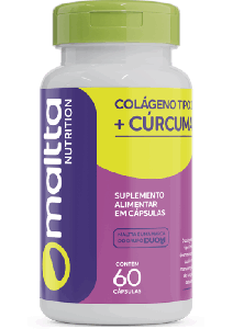 Colágeno tipo II + Cúrcuma 60 cápsulas - Maltta Nutrition