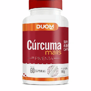 Cúrcuma Mais Pimenta 60 cápsulas - DUOM