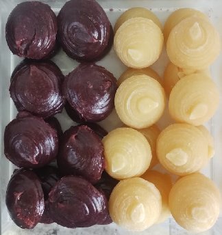 Doces Sortidos de Batata Doce Amarela e Roxa (Granel 100gr)