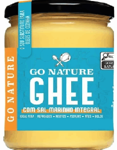 Manteiga Ghee Com Sal Marinho Integral 200gr - Go Nature