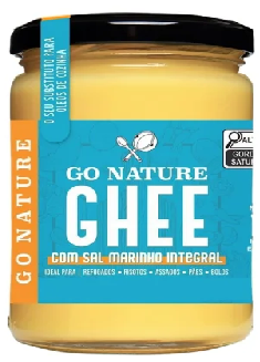 Manteiga Ghee Com Sal Marinho Integral 200gr - Go Nature