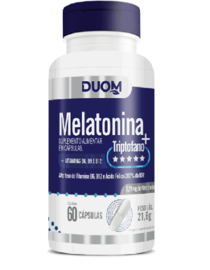 Melatonina+Triptofano 60 caps DUOM