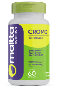 Picolinato de Cromo com Spirulina 60 cápsulas - Maltta Nutrition