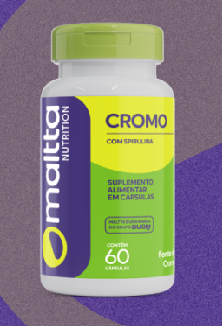 Picolinato de Cromo com Spirulina 60 cápsulas - Maltta Nutrition - Imagem 3