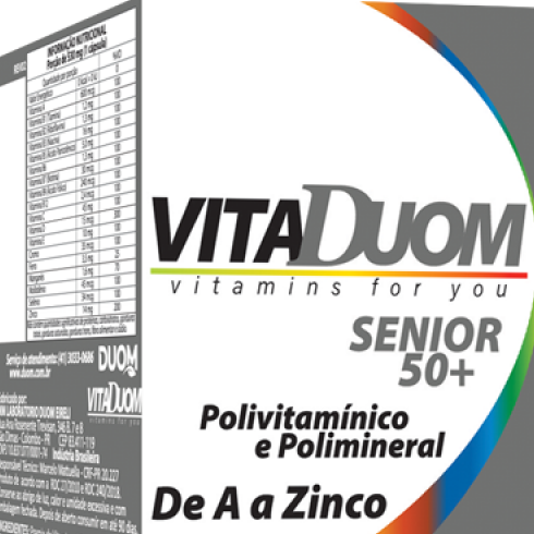 VitaDuom Senior 50+ de A a Zinco 30 Cápsulas - DUOM - Imagem 3