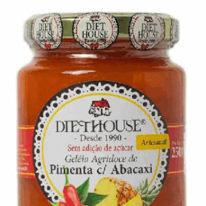 Geléia agridoce de Pimenta com Abacaxi - Diet House 250GR
