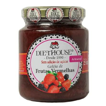 GELEIA DE FRUTAS VERMELHAS - Diet House 250GR