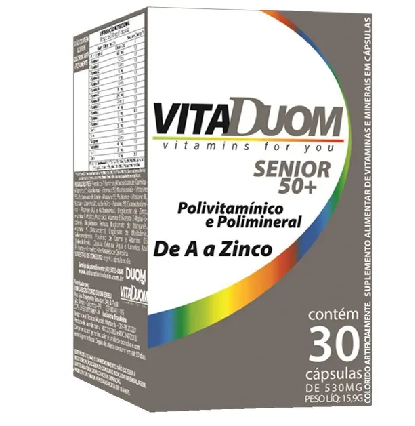 Polivitamínico e Polimineral Vita DUOM 30 Caps