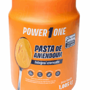 Pasta de Amendoim integral crocante POWER1ONE 1,005KG
