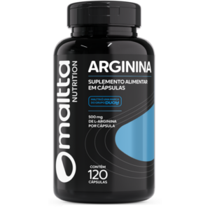 Arginina 120 cápsulas 500mg Maltta